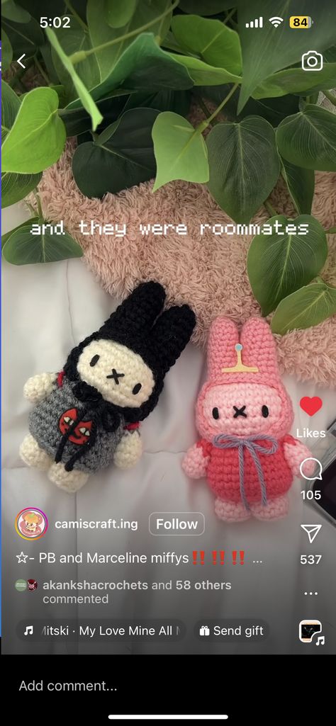 Marceline Crochet, Kuromi Crochet Pattern, Crochet Kuromi, Miffy Crochet, Crochet Base, Crochet Fairy, Crochet Tutorial Pattern, Crochet Plushies, Kawaii Crochet