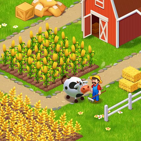 Farm City MOD APK v2.9.88 (Unlimited Cashes/Coins/Max level) Check more at https://androdz.com/farm-city-mod-apk-v2988-unlimited-cashescoinsmax-level/ Farm City Game, Play Farm, Happy Balloons, Balloon House, Apps List, Farm Games, City Games, Happy Farm, City Farm