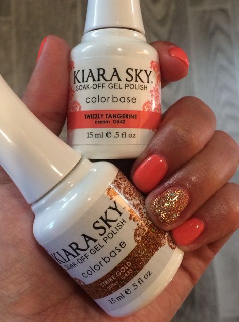 Kiara Sky Gel Polish Colors, Nail Color Combinations, Girly Items, Gel Polish Nail Designs, Kiara Sky Gel Polish, Body Tips, Kiara Sky, Sky Nails, Dip Nails