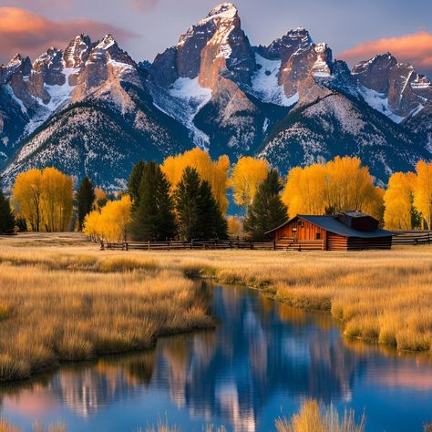 Jackson Hole Wyoming https://theluxeartistry.com/5-best-us-mountain-destinations-for-an-artistic-retreat/ Wyoming Travel, Mountain Destinations, Jackson Hole Wyoming, Jackson Hole, Iconic Landmarks, Wyoming, Travel Dreams, Places To Travel, The Dreamers