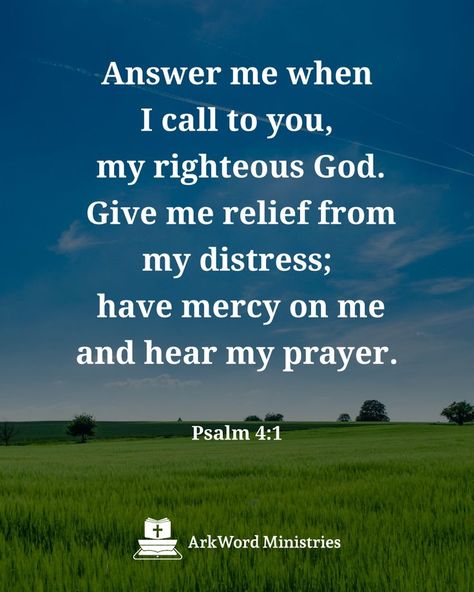 May God free you from your troubles, have mercy on you and hear your prayer. If you agree, please comment “Amen” below. Please also follow us and share this pin. Psalm 4, Have Mercy, Psalms, Follow Us, Abc, Give It To Me, Healing, Jesus