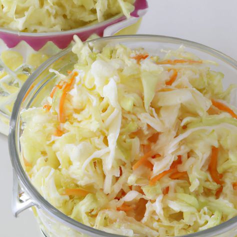 Coleslaw is a popular side dish that is often served at barbecues, picnics, and other outdoor events. It is a mix of shredded cabbage, carrots, and other vegetables, usually dressed with a mayonnaise-based dressing. But what if you want to make coleslaw ahead of time and freeze it? Can you freeze coleslaw without the dressing? The answer is yes! In this article, we will discuss the best way to freeze coleslaw without the dressing, as well as tips for thawing and serving it. How to Freeze Col... Can You Freeze Coleslaw, How To Freeze Cabbage Without Blanching, Freezing Coleslaw, Freezer Coleslaw Recipe, Can You Freeze Cabbage, Freezing Cabbage, How To Shred Cabbage, How To Make Coleslaw, Coleslaw Dressing