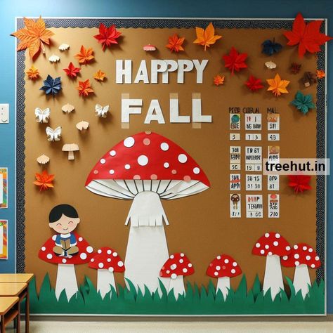 Child Art, Free Coloring Pages, Craft, Clipart, Art Ideas, Gardening at Treehut.in Dinosaur Bulletin Boards, Mushroom Theme, Craft Clipart, Colorful Bulletin Boards, Hallway Displays, Christmas Bulletin Board, Mushroom Crafts, Decor Hallway, Christmas Bulletin