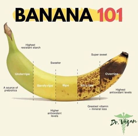 Lisa Lillien on Instagram: "It’s #NationalBananaLoversDay! A lot of you may know, I often reach for apples in my fruit bowl… but I love a good banana now & then, too! Here’s some great info by @dr.vegan. WEIGH IN: How do you like your bananas? #regram #hungrygirl #bananalover . . . . #ww #wwcommunity #weightwatchers #bananalovers #bananaloversday #eatyourfruitsandveggies #healthydiettips" Banana Nutrition Facts, Banana Nutrition, Unripe Banana, Flat Belly Drinks, Banana Benefits, Poke Bowl, Banana Smoothie, Smoothie Drinks, Fat Burning Drinks