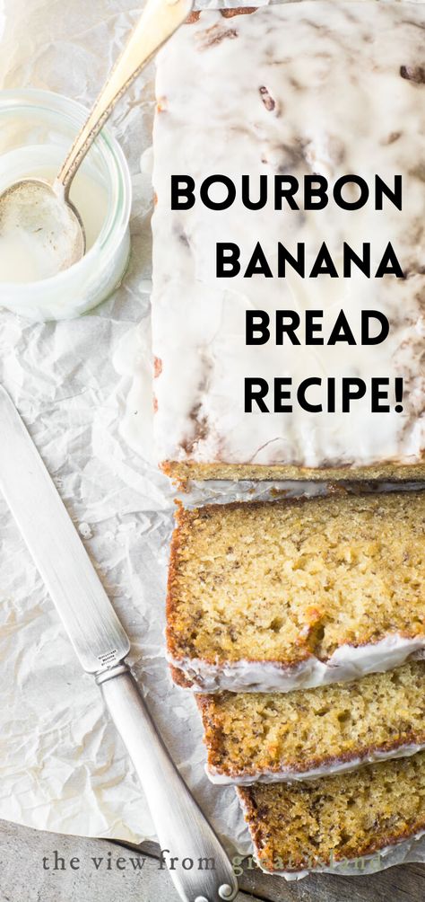 Bourbon Banana Bread, Almond Joy Cake, Bread For Breakfast, Best Bourbon, Best Bourbons, Easy Banana Bread Recipe, Best Banana Bread, Banana Bread Recipe, Bread Recipes Sweet