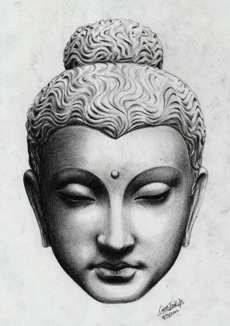 Siddhartha by CallieFink on @DeviantArt Buda Tattoo, Buddha Drawing, Buddha Tattoo Design, Polynesian Tattoos, Buddha Art Drawing, Buddha Tattoos, Statue Tattoo, Kunst Tattoos, Illustration Tattoo