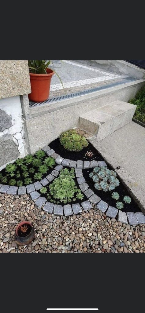 Corner Garden, Succulent Garden, Outdoor Inspirations, Enchanted Garden, Front Yard Landscaping Design, Mini Garden, Backyard Landscaping Designs, Rock Garden, Front Yard Landscaping