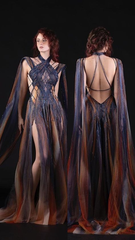 Armor Dress, Fantasy Dresses, Fantasy Gowns, Fairytale Dress, Fantasy Dress, Fantasy Clothing, Fantasy Fashion, Couture Collection, Costume Design