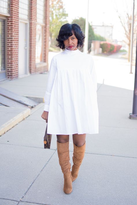 Outfit Winter, White Shirt Dress, White Outfits, Look Fashion, White Shirt, Online Clothing, African Fashion, Autumn Winter Fashion, Plus Size Fashion