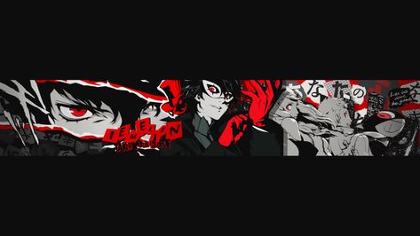 Persona 5 (Youtube Banner) by iEmelien.deviantart.com on @DeviantArt Youtube Banner Artist, Youtube Banner Backgrounds Anime, 1024 X 576 Youtube Banner Anime, Anime Yt Banner, 1024x576 Youtube Banner, 1024 X 576 Pixels Youtube Banner, Persona 5 Banner, Anime Youtube Banner, Yt Banner 1024 X 576