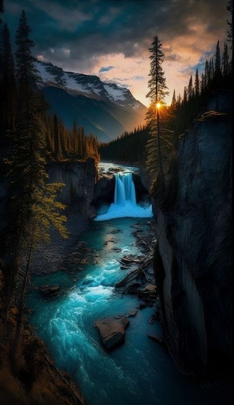 New Nature Wallpaper, Waterfall Wallpaper, Best Nature Wallpapers, Mystical Places, Beautiful Nature Wallpaper Hd, Beautiful Landscape Photography, Image Nature, المملكة العربية السعودية, Beautiful Landscape Wallpaper