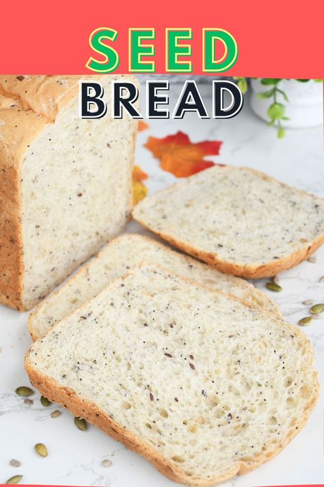 Seed bread is a delicious bread made with a variety of seeds. It is vegan and can be made in the bread machine or in the oven. Check out this multi seed bread recipe. Seed Bread Machine Recipes, Vegan Bread Machine Recipes, Multi Seed Bread Recipe, Bread Machine Wheat Bread Recipe, Seeded Bread Recipes, Seed Bread, Oatmeal Bread, Kneading Dough, Chia Seed Recipes