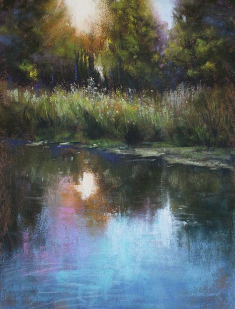 Valerie Mckeehan, Lily And Val, Soft Pastel Art, Pastel Sec, Pastel Paintings, Pastel Landscape, Dry Pastel, Original Pastel, Oil Pastel Art