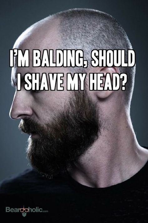 Bald Head Tattoo, Shaved Head Styles, Bald Head With Beard, Shaved Head With Beard, Haircuts For Balding Men, Balding Mens Hairstyles, Bald Men With Beards, Beard Tips, Bald Men Style