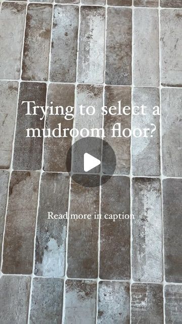 KNOXVILLE HOME BUILDER | Derek & Marina Wiersma on Instagram: "These floors haven’t been mopped in weeks 🫣. Can you even tell?

Mudrooms are one of our favorite spaces to design because they pack so much function into one room.

It’s a drop space for your family. The kids run in with muddy boots, wet clothes, and backpacks. The dog runs in from being outside on a stormy day. 

When it actually comes time to select your floors, where do you even start?

We are a big fan of tile in mudrooms because it holds up to wear and tear and you don’t have to worry about water (in fact, we would never do an actual hardwood in a mudroom for that specific reason).

We’re an even bigger fan of tile that’s made to look like brick because the colors hide any sort of dirt. As a bonus, it’s scratch resistant Mudroom Flooring, Muddy Boots, Being Outside, About Water, Wet Clothes, Kids Running, Dog Runs, Home Builder, Home Builders