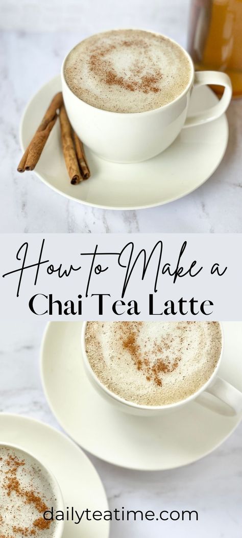 Best Chai Tea Latte Recipe, Chia Tea Latte Recipe, Coffee Concoctions, Hot Chai Tea, Chai Tea Latte Recipe, Hot Tea Recipes, Caffeine Free Drinks, Chai Latte Recipe, Chai Tea Recipe