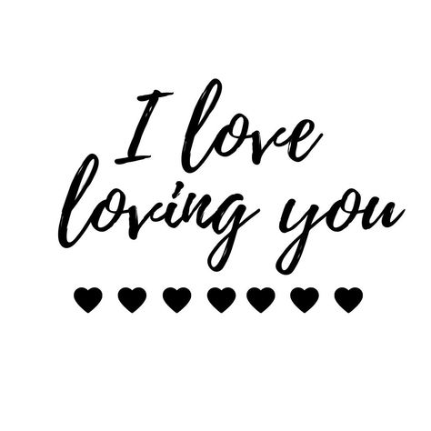 "I love loving you - SVG Instant download-  SVG file- Instant download Perfect for Cricut crafts, gifts, DIY projects and so much more. You can put this file on wood, metal, glass, clothing, canvas and anything you can think of! Silhouette, Digital clip art We only offers digital products(digital files only). There are no physical products. Downloads are available once your payment is confirmed. Your download will be available immediately through your Etsy receipt.The digital files will be sent to your Etsy account for download within 15-20 minutes of your purchase. You can download the files by going to \"Your Account\" > \"Purchases\" scroll down and look for your purchase,and download from the blue button(Files ready to download). Moreover, We will also send you a download notification I Love Loving You, So Much Love For You, I Think I Love You, I Love You More, Glass Clothing, I Love Us, I Love You Quotes For Him, I Love You Images, Crafts Gifts