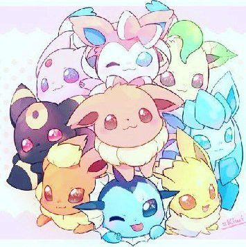 Eevee Cute, Kartu Pokemon, Solgaleo Pokemon, Pokemon Eevee Evolutions, Pokemon Backgrounds, Pokemon Eeveelutions, Cute Pokemon Pictures, Eevee Evolutions, Pokemon Party