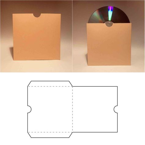 This is a digital item.The ZIP archive contains SVG, DXF and PDF files.Compatible with Cricut and Silhouette.Measurements depend on paper size.All templates have been tested for quality.Please contact me if you have any problems with your order. Dvd Packaging Design, Diy Paper Box Template, Cd Packaging Design, Cd Case Crafts, Envelope Design Template, Box Packaging Templates, Custom Cd, Box Template Printable, Cd Diy