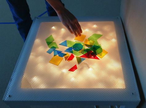 The Dynamic Duo: Building A Sensory Light Table (on the cheap!) Pinned by SOS Inc. Resources. Follow all our boards at pinterest.com/sostherapy/ for therapy resources. Sensory Light Table, Diy Light Table, Visual Sensory, Sensory Classroom, Sensory Wall, Sensory Therapy, Sensory Lights, Sensory Rooms, Diy Light