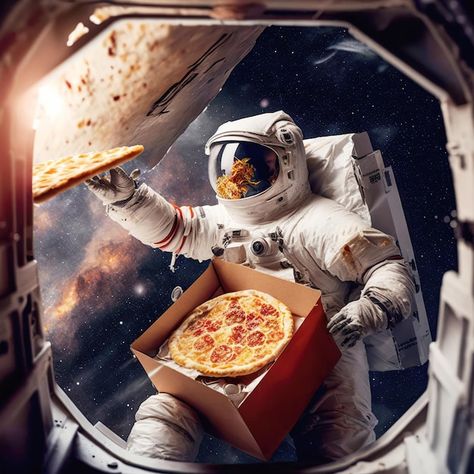 Food Galaxy, Astronaut Food, Space Pizza, Nasa Wallpaper, Pizza Poster, Smart Cars, Background For Powerpoint Presentation, Pizza Art, Art Restaurant