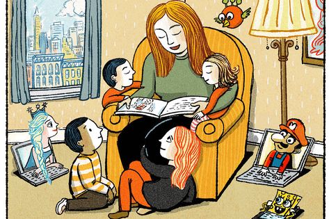 And might we say, an affordable gift too. Happy Tuesday gapmusers! #reading #parenting The Great Gift of Reading Aloud - WSJ Responsible Parenthood, Reading Aloud, Importance Of Reading, Kids Reading Books, Teaching Language Arts, Bookish Things, The Wall Street Journal, Family Illustration, Early Literacy