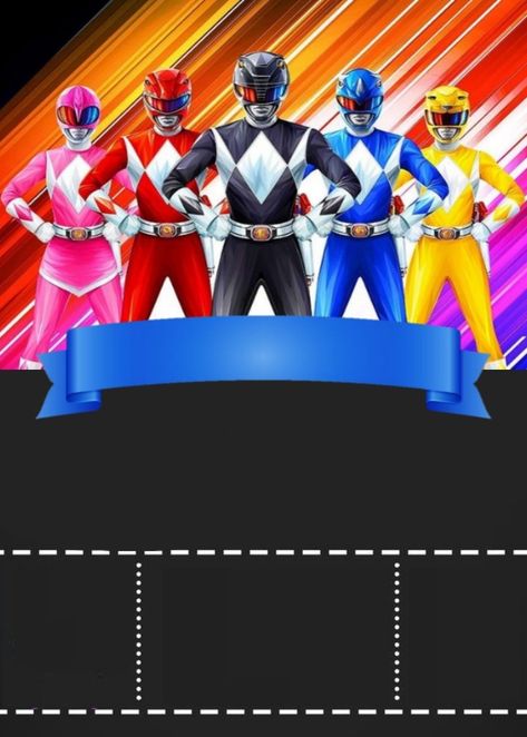 Power Ranger Birthday Invitations, Power Rangers Birthday Party Invitations, Power Ranger Invitation, Power Rangers Birthday Party Ideas, Power Ranger Samurai, Festa Power Rangers, Power Ranger Birthday Party, Power Ranger Party, Power Ranger Birthday