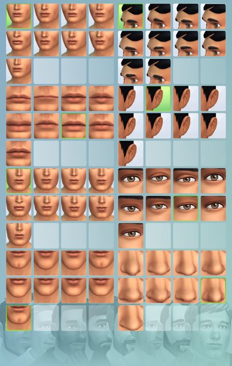 Big Guy Presets for Male Sims - The Sims 4 Create a Sim - CurseForge Sims 4 Cc Male Chin Preset, Sims 4 Male Chin Preset, Main Menu Override Sims 4, Sims 4 Jaw Preset, Sims Finds, Cc Makeup, Male Sims, Kerbal Space Program, Sims 4 Mm Cc