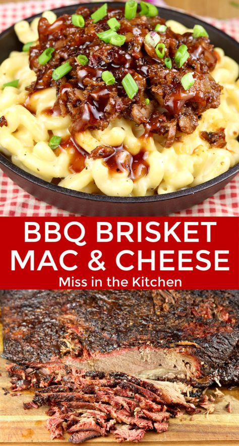 Brisket Mac And Cheese, Brisket Leftovers, Leftover Smoked Brisket, Bbq Leftovers, Brisket Sandwiches, Gas Smoker, Homemade Cheese Sauce, Homemade Mac And Cheese, Beef Brisket Recipes