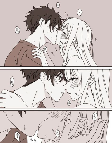 Kissing Poses, Kissing Drawing, Manga Kiss, Couple Poses Drawing, Image Couple, Anime Show, Manga Couple, Romantic Anime Couples, Hot Anime