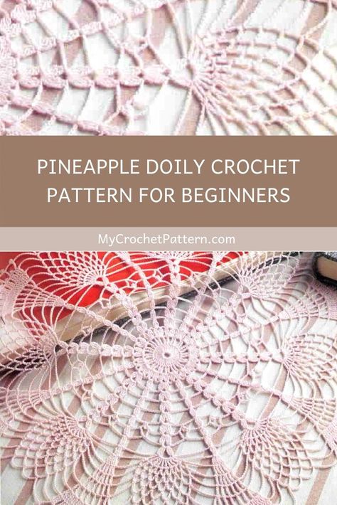 Crochet Dollies Free Doily Patterns Easy, Crochet Doilies Free Pattern Easy Beginner, Mypicot Crochet, Free Doily Patterns, Pineapple Doily, Crochet Diagrams, Free Crochet Doily Patterns, Crochet Placemats, Table Clothes