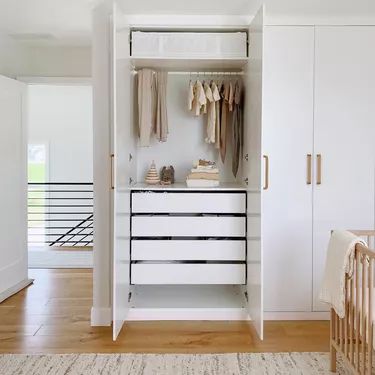 Ikea Closets, Simple Capsule Wardrobe, Childrens Wardrobes, Ikea Pax Closet, Pax Closet, Inchyra Blue, Ikea Closet, Closet Systems, Pax Wardrobe