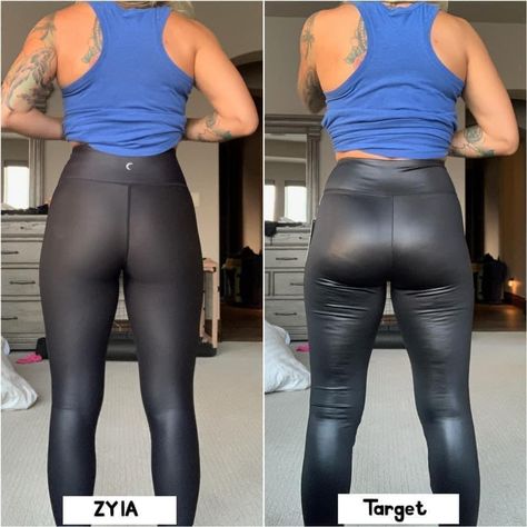 The difference Zyia makes – Treat Yourself or Someone Else! Metallic Leggings Outfit, School Run Style, Outfit Leggings, Hobble Skirt, Clothes For Women Over 50, Shiny Pants, Latex Leggings, Metallic Leggings, Older Women Fashion