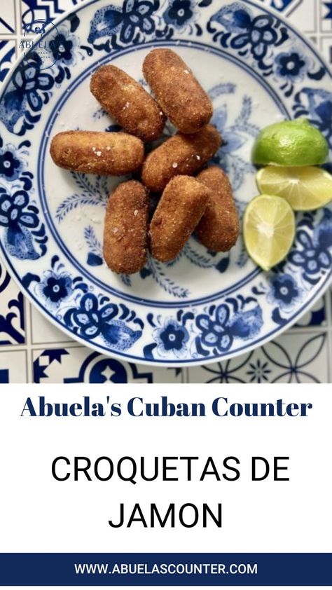 Cuban Appetizers, Ham Croquettes, Leftover Ham, Cuban Recipes, Cooking Together, Croquettes, Step By Step Guide, Yummy Snacks, Delicious Food