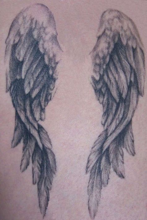 Chinese Tattoo Designs, Angel Wings Tattoo On Back, Cross With Wings Tattoo, Angel Wing Tattoo, Wing Tattoos On Back, Alas Tattoo, Tattoo Son, Backpiece Tattoo, Tattoo Back