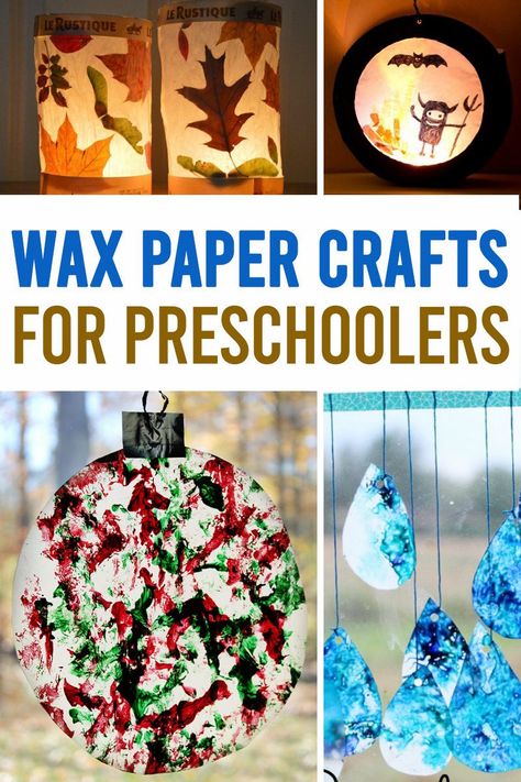 stained glass crafts for kids using wax paper Crafts With Leaves, Wax Paper Crafts, Homemade Lanterns, Autumn Leaves Craft, Waxed Paper, Paper Fish, Art Activities For Toddlers, Homeschool Board, Snowflake Craft