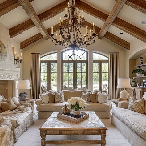 11 French Country Living Room Ideas: Create a Cozy and Charming Retreat | Florgeous French Country Glam Living Room, French Country Interior Design Living Room, Country Glam Living Room, French Country House Living Room, Modern French Country Interior, Luxury Farmhouse Interior, Provence Living Room, French Country Apartment, Rustic French Country Living Room