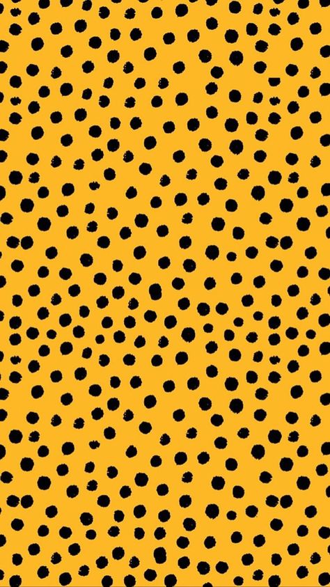 Love this mustard-color dalmation dot pattern. Black And Yellow Background, L Wallpaper, Whatsapp Wallpaper, Keramik Design, Art Minimaliste, Design Wallpaper, Dots Design, Background Vintage, Jolie Photo