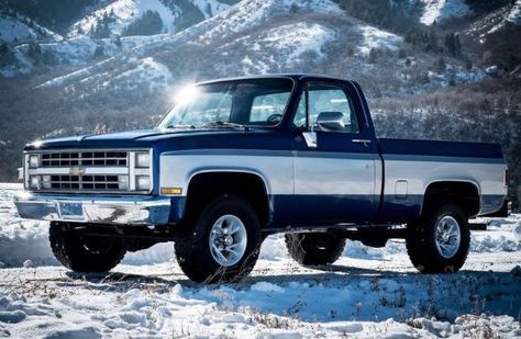 85 k10 4x4 1985 Chevy Truck, 85 Chevy Truck, New Pickup Trucks, Chevy K10, American Pickup Trucks, Chevy 4x4, Chevy Trucks Silverado, Truck Pictures, Shop Truck