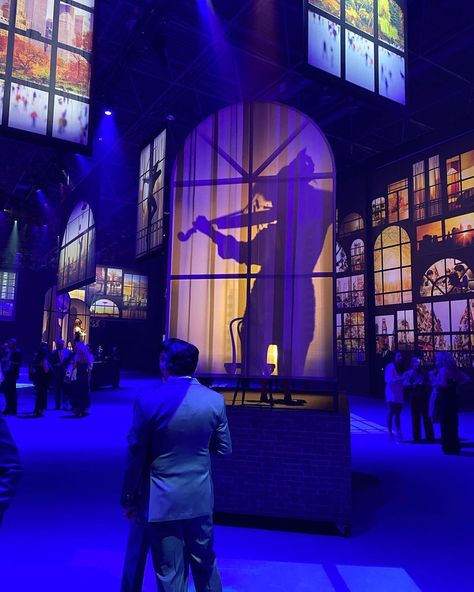 David Stark Design on Instagram: “They say that windows are the eyes of the city . . . The other night at the @robinhoodnyc Big Benefit. . . . Congratulations to this…” Window Stage Design, David Stark, Stage Props, Stage Set Design, Musical Theme, Guest Experience, Stage Set, Event Inspiration, Disney Home