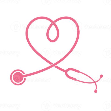 Heart Stethoscope, Nonprofit Organization, Free Png, Heart Shapes, Royalty, Royalty Free, Art Drawings, Illustrations