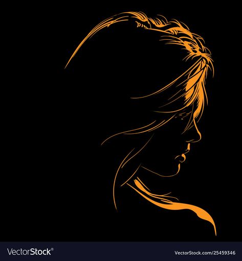 Siluette Woman Silhouettes, Face Silhouette Art, Sillouttes Images Women, Women Silhouette Art, Womens Silhouette, Women Vector Illustration, Beauty Woman Face, Silhouette Head, Silhouette Of A Woman