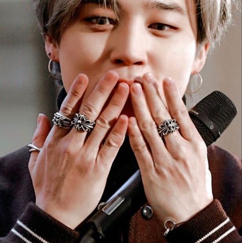 #Jimin #BTS Jimin Rings, Jimin Ff, Rm Jhope, Pretty Rings, Jimin Jungkook, Bts Jimin, Park Jimin, Bangtan Sonyeondan, Ring Sets