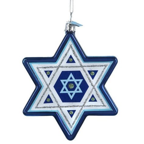 Kurt Adler Ornaments, Chocolate Ornament, Glass Stars, Different Holidays, Kurt Adler, Wood Ornaments, Star Of David, Glass Christmas Ornaments, Felt Christmas