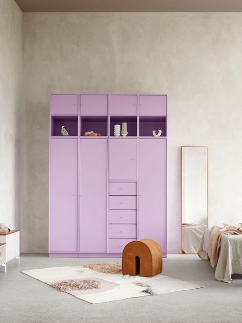 Colorful Wardrobe, Montana Furniture, Airy Room, Bright Pastels, Decoration Inspiration, Smart Design, Elle Decor, Sustainable Design, Interior Design Inspiration