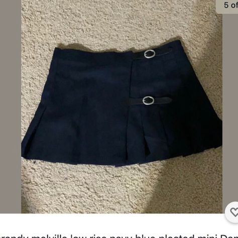 Brandy Melville Buckle Skirt, Buckle Skirt, Im Broke, Future Wardrobe, Brandy Melville, Brandy, Mini Skirts, Navy Blue, Buckle