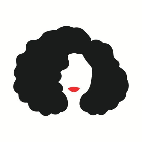 Curly Hair Logo Design, Curly Hair Wallpaper, Curly Hair Silhouette, Curly Hair Logo, Hair Silhouette, Aesthetic Curly Hair, Curly Hair Cartoon, Hair Wallpaper, Hair Logo Design