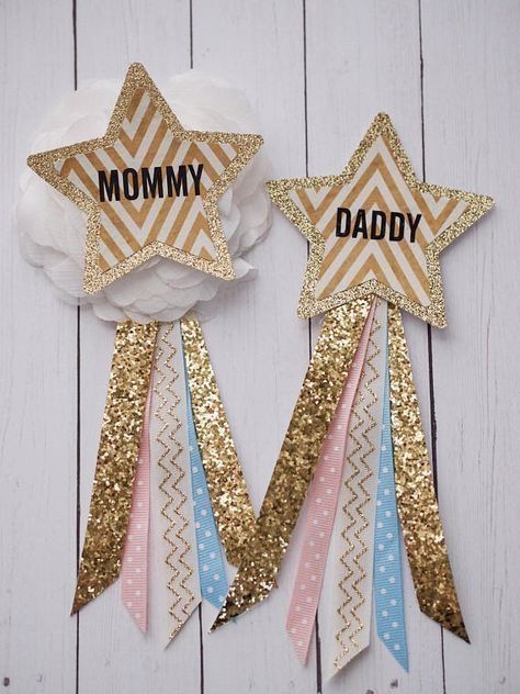 Twinkle Twinkle Gender Reveal, Star Gender Reveal, Star Gender, Gender Reveal Box, Baby Gender Reveal Party Decorations, Gender Reveal Party Theme, Idee Babyshower, Gender Reveal Themes, Baby Reveal Party