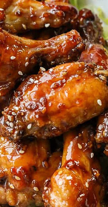 Jerk Chicken Wings Recipe, General Tao Chicken, Chicken Wing Sauce Recipes, Honey Garlic Wings, Baked Honey Garlic Chicken, Easy Honey Garlic Chicken, Oven Chicken Wings, Chicken Wing Recipes Fried, Honey Chicken Wings