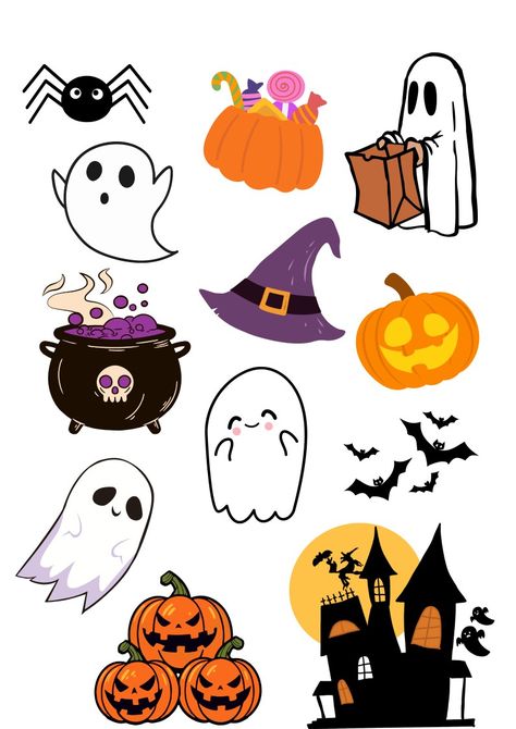 Halloween 🎃👻 theme stickers 🦇🕸️🕷️#spookyvibes Goth Images, Halloween Stickers Printable, Goth Stickers, Treat Board, Bee Pictures, Kindergarten Lessons, Black Stickers, Trunk Or Treat, Kawaii Halloween